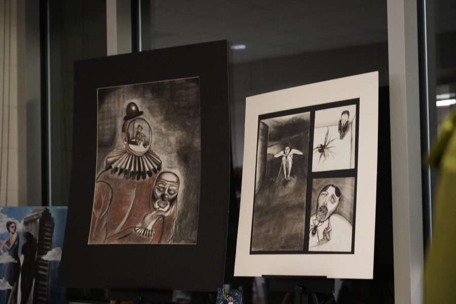 Stevens students hosted their first ever Art Gallery open to the public. 