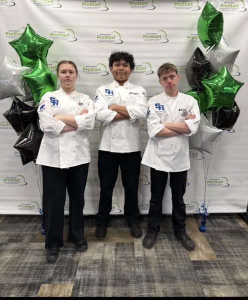 Stevens Culinary Arts students prepped for competition.