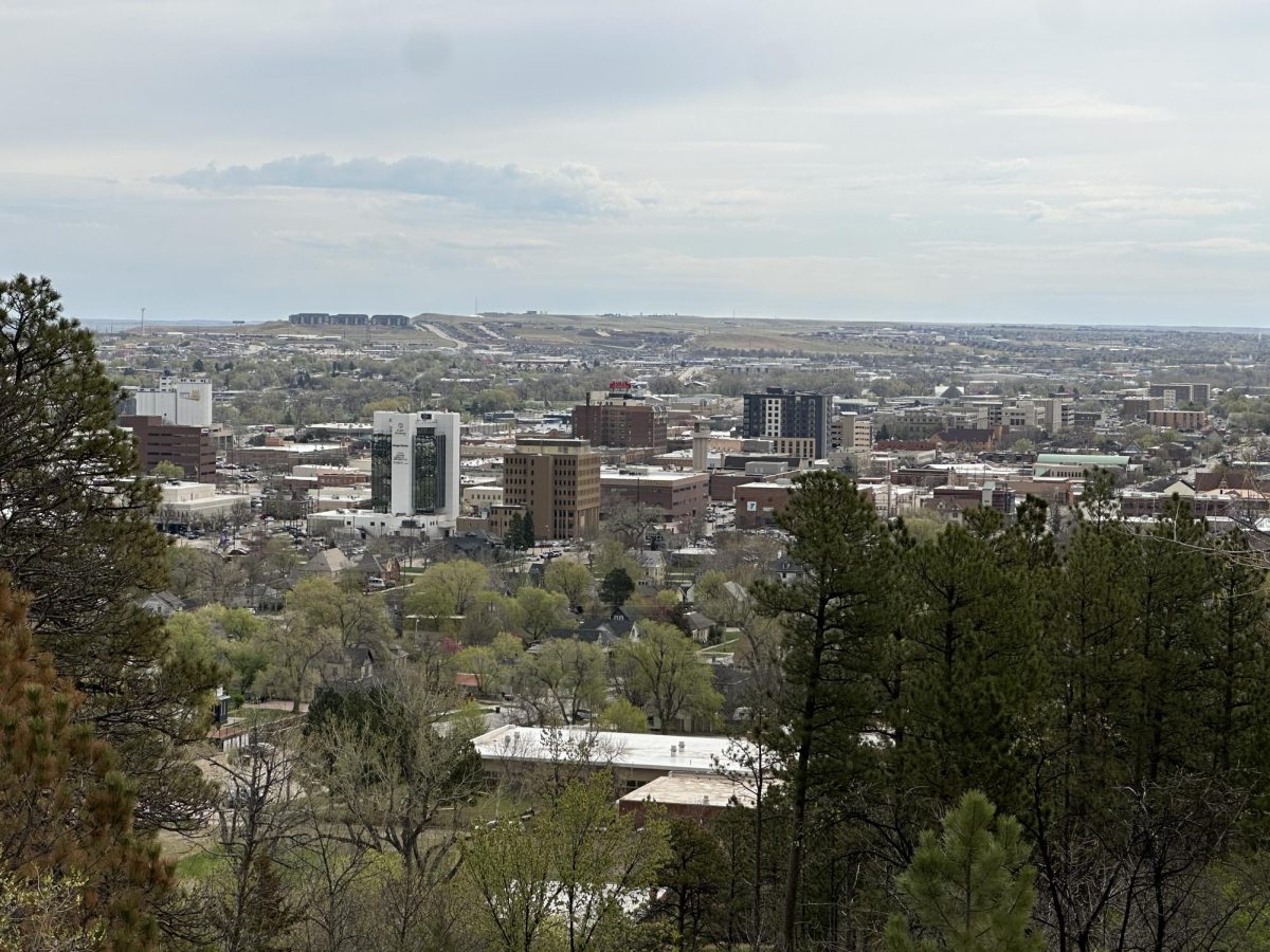 Looking east across Rapid City. 