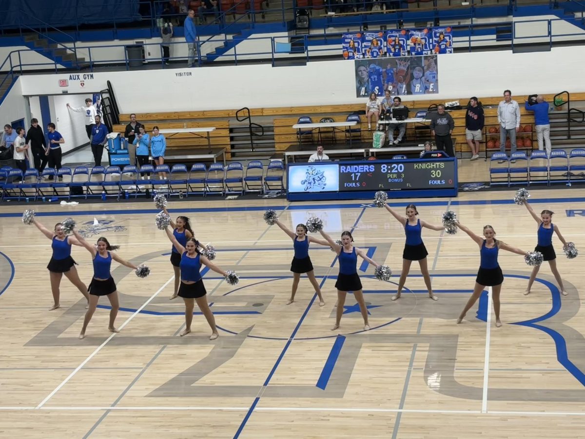 The Raider Blues Dance Team hit the floor February 6th. 