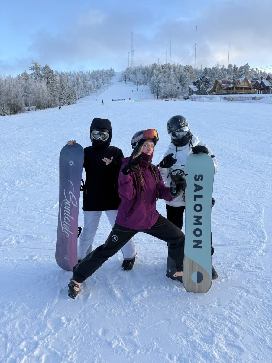 Raiders hit the slopes in search of fun and adventure. 