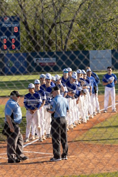Senior night game against Douglas.